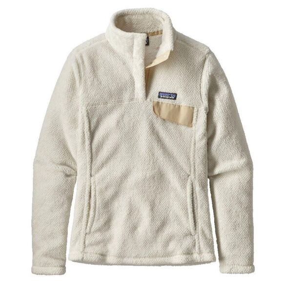 Patagonia Retool Snap T Fleece Pullover- Raw Linen - White X-Dye - Picture 1 of 8